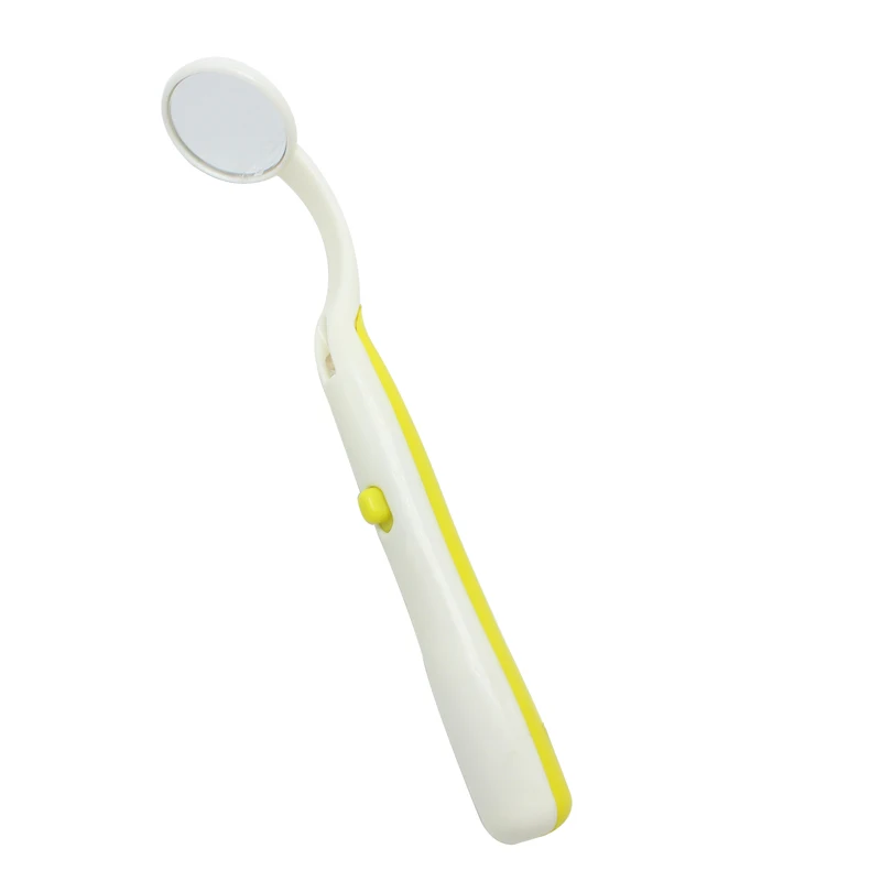 AMSIC 1 шт. светодиодный светильник, стоматологическое зеркало для зубов, Супер Яркое Зеркало для рта, инструмент для ухода за зубами, машина для гигиены полости рта - Цвет: Yellow
