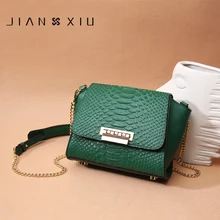 2018 bolsa de Ombro Cadeia Saco Crossbody Mulheres Messenger Bags Couro genuíno Bolsas Bolsos Mujer Sac Tassen Feminina Crocodilo Patten