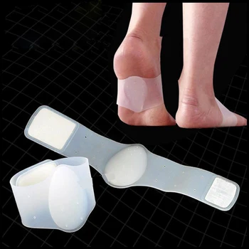 

2pcs/pair Arch Support Orthotic Plantar Fasciitis Cushion Pad Flatfoot Orthotic Insert Soft Corrector Bandage Foot Care Tool Set