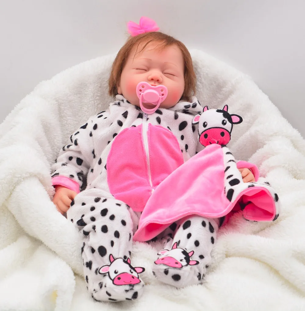 55 см alive Этнические куклы Reborn Baby Dolls девочка Силиконовые Bebes Reborns Real PP наполнение