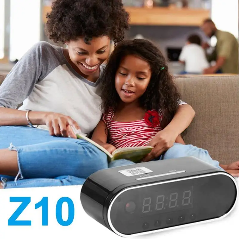 

1080P 1200MP WIFI Digital Camera Night Vision Anti-theif Security P2P CCTV Cam Multi Wireless Electronic Clock Video Recorder