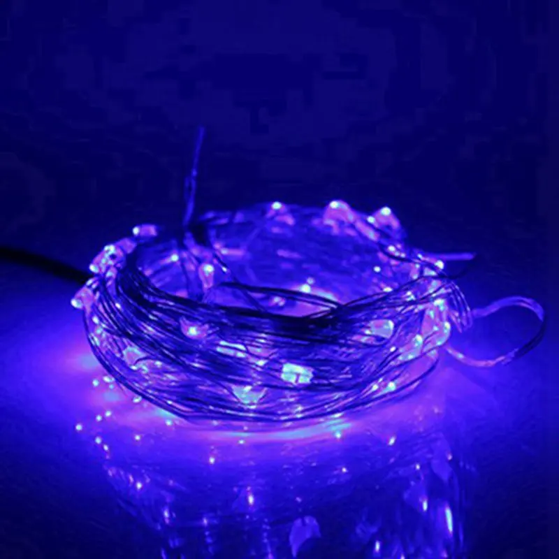 

30M 300LED Silver / Copper Line Waterproof LED Light with DC12V 1A Power Adapter for Christmas Party Wedding New Year Decoration