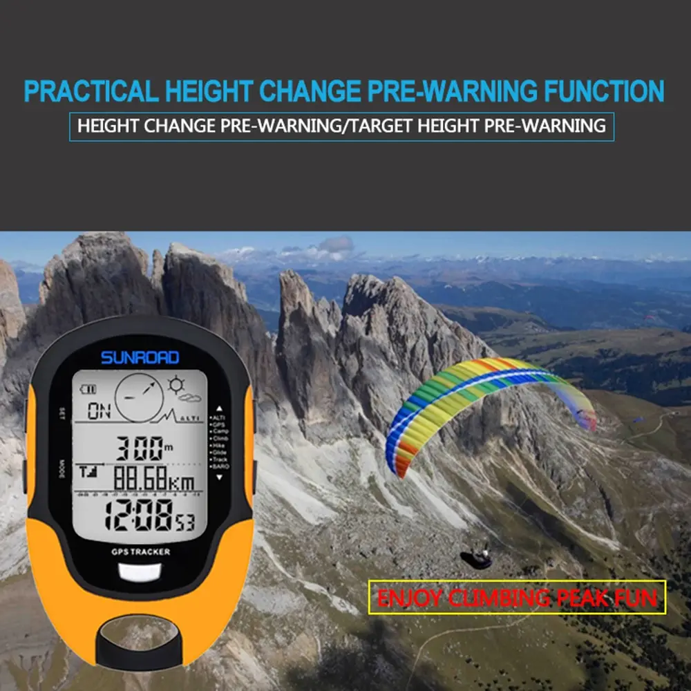 Digital GPS Altimeter with Barometer and Compass features2