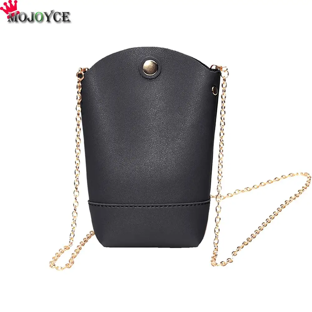 

2018 Soild Colors Women Mobile Phone Bags Fashion Small Change Purse Female Buckle Shoulder Bags Mini Messenger Bag