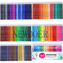 Хорошее Newdoer 160 различных Colores Цветной карандаш живопись Ляпис de Cor нетоксичные свинца жирной карандашом Офисные и школьные принадлежности