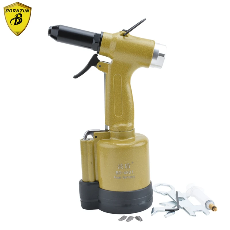

Borntun Pneumatic Air Riveter Riveting Pull Pliers Gun for Rivets 2.4mm 3.2mm 4.0mm 4.8mm Hydraulic Air Riveters Pulling Pullers