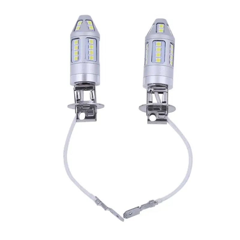 

2Pcs H3 30SMD 3030 150W Car Runing Light Bullet Shape High Power Auto LED Fog Lamp Bulb Automobiles Light-emitting Diode Lamp