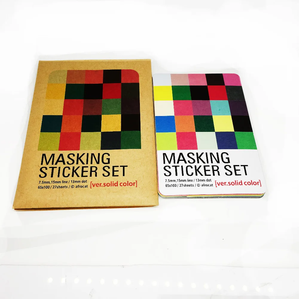 

27sheets/pack 5 different pack to choose file bag masking sticker set sticker decorative labelling set labelling scrapbook paper