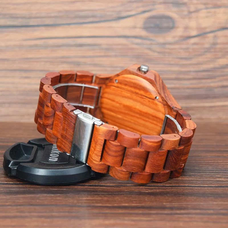 Red Sandalwood Watches Japan Quartz wood watch  B17 (7)