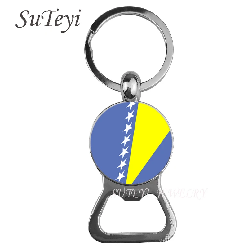 Hot-Beer-bottle-opener-keychain-Poland-and-Bosnia-Herzegovina-Denmark-Flag-key-rings-for-a-woman (2)