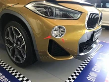 Yimaautotrims Esterno Per Il BMW X2 F39 2018 2019 ABS del Bicromato di potassio Luminoso Al di Fuori Anteriore Fendinebbia Illumina la Lampada Della Copertura Della Pagina Trim 2 pezzi/set