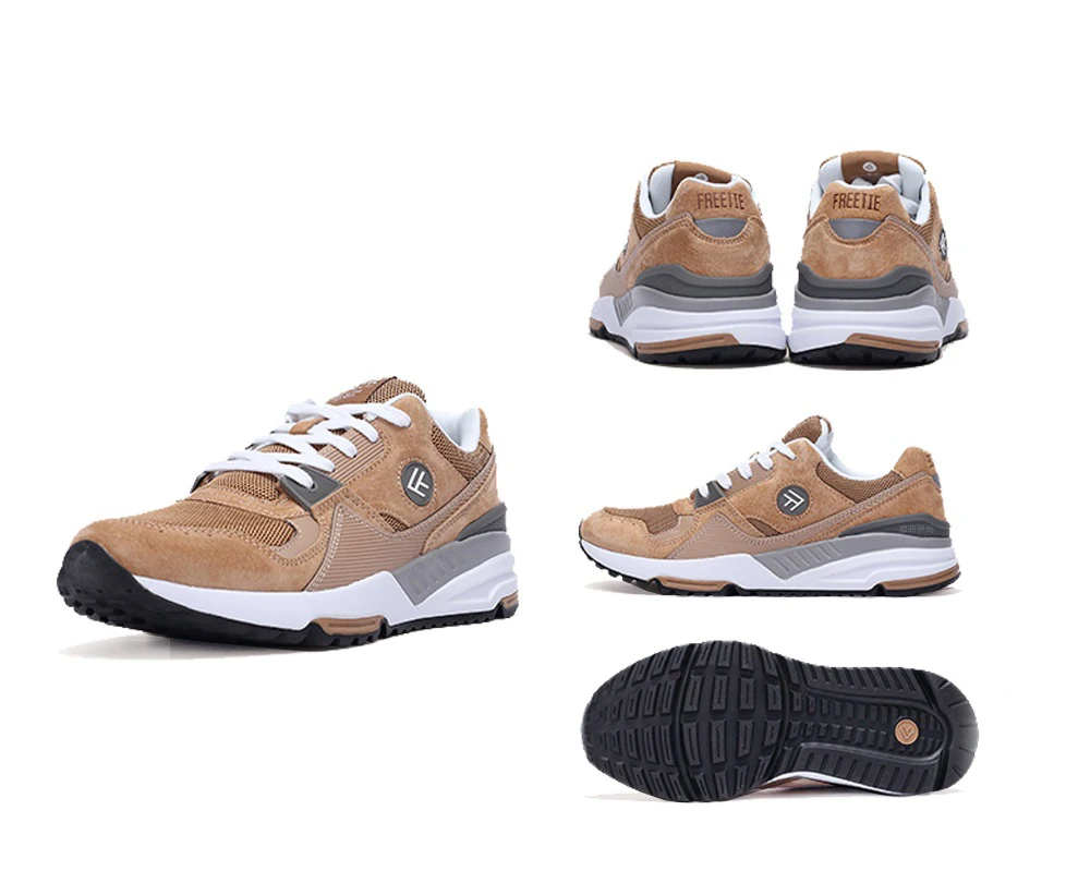 4 Colors Original Xiaomi Mijia FREETIE90 Men's Retro Sports And Casual Shoes Breathable Wear-Resistant Shock Elasticity Shoes