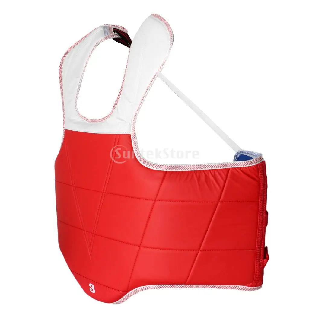 

Boxing Vest Chest Guard Karate Sparring Gear Pad MMA Taekwondo Vest Jacket
