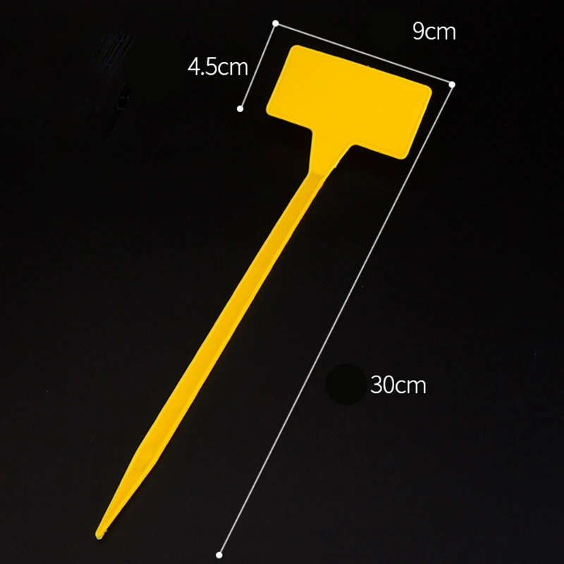 Cena Ogrody narzędzia do sadzenia 50 sztuk Bonsai plastikowe etykiety do roślin etykiety ogrodowe typu T odwrócone tagi ogrodowe markery przedszkole odwrócone