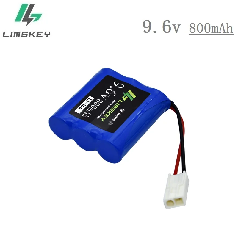 9,6 V 800mAh литий-ионная аккумуляторная батарея для 9115 9116 S911 S912 RC грузовик RC автомобиль аккумулятор 9,6 v Перезаряжаемые батарея