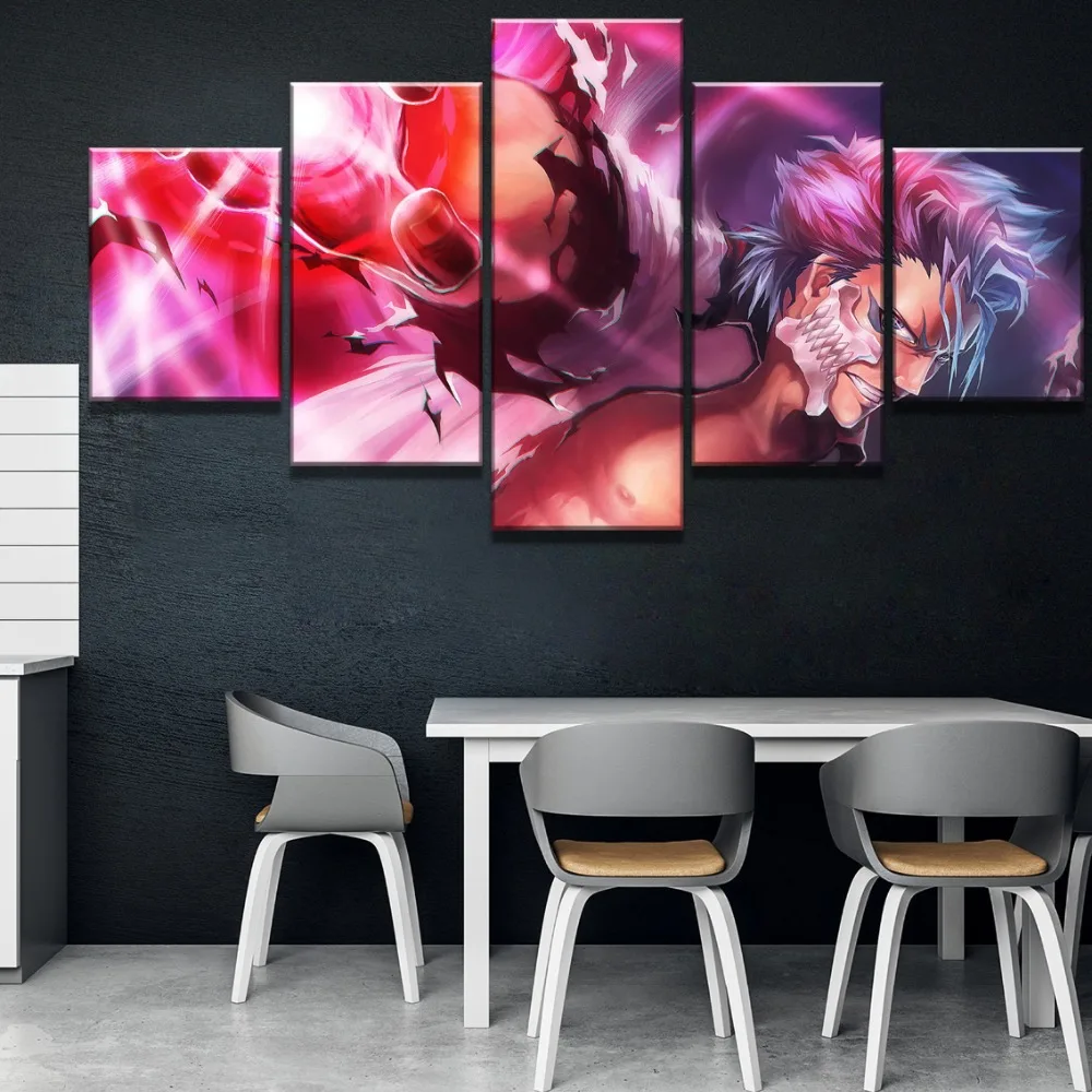 Waliicorners 5 Piece HD Print Picture Bleach Anime Poster Cuadros Decoracion Paintings on Canvas Wall Art for Home Decorations Wall Decor 6 HTB1wrUUbgaH3KVjSZFjq6AFWpXaX