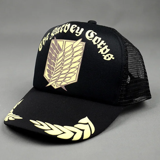 Titan Survey Corps drama no giant SunCap nylon baseball cap attack | Аксессуары для одежды