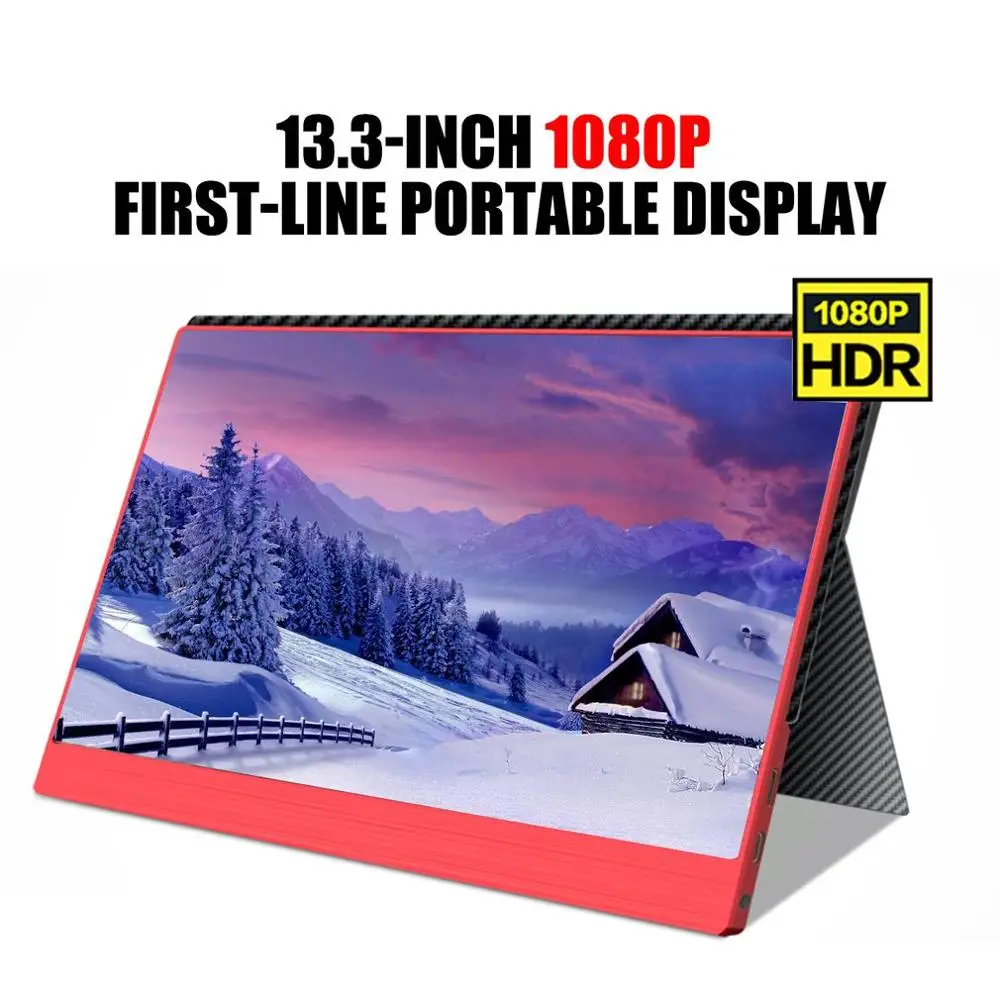 

13.3-inch 1080P type-c portable HDR display for PS4/XBOX/Switch/PC/Android
