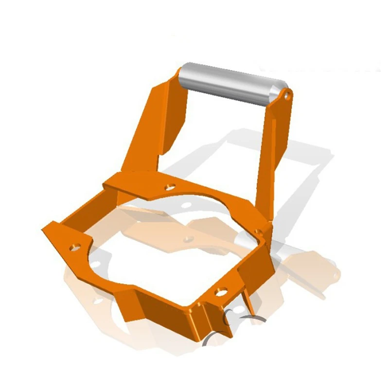 New for KTM 1050 1090 1190 Adventure ADV Motorcycle Instrument GPS Mount Mounting Adapter Holder Bracket Orange Black (1)