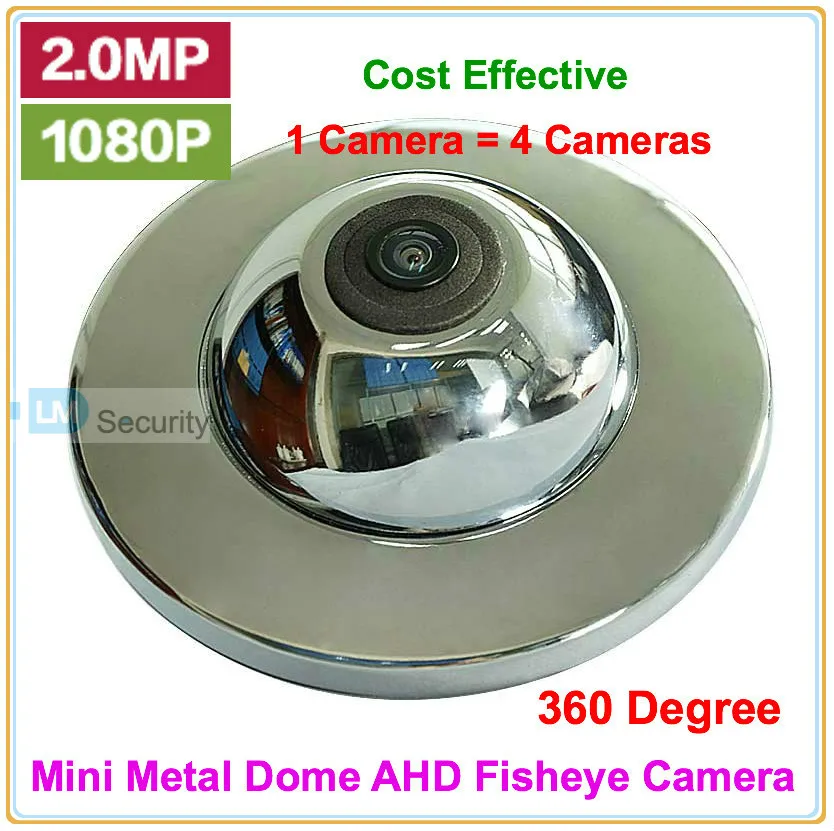 Lihmsek горячая Распродажа HD AHD 360 градусов полный обзор Крытый CCTV 1080P 2MP панорамный