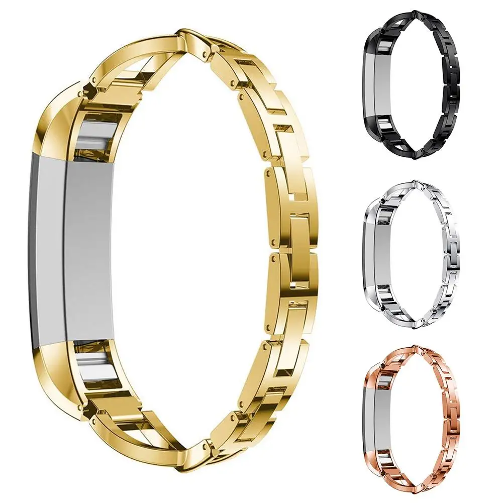 

X Shape Rhinestone Replacement Watch Band Wristband for Fitbit Alta HR
