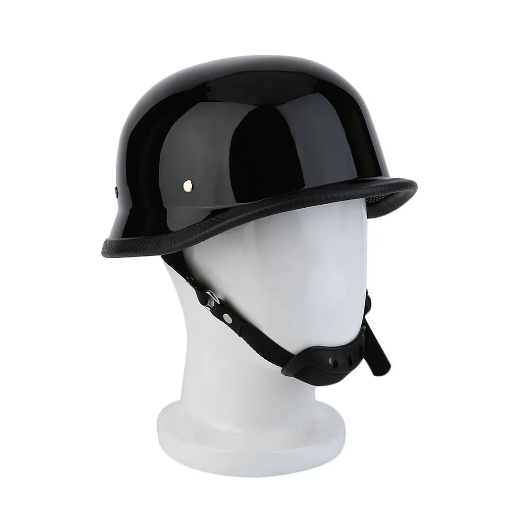 German Style M/L/XL Vintage Motorcycle Cruiser Helmet Half Face German ...