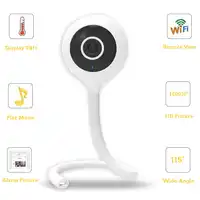 wdskivi Detect Temperature And Humidity 1080P Mini IP Camera Wireless WiFi Camera Security Surveillance CCTV Camera Baby Monitor