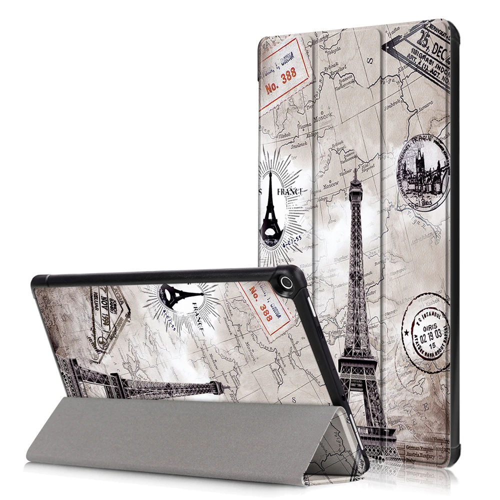 

Slim Case for Amazon Fire HD 10 2017 2019 Tablet PU Leather Folding Stand Cover for Fire HD 10 Case
