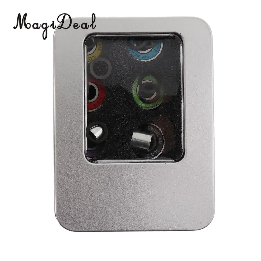  MagiDeal Skateboard Speed Kit- Bearing ,Spacers and Speed Washers Colourful Skateboard Spacers and Washers Skateboard Speed Kit