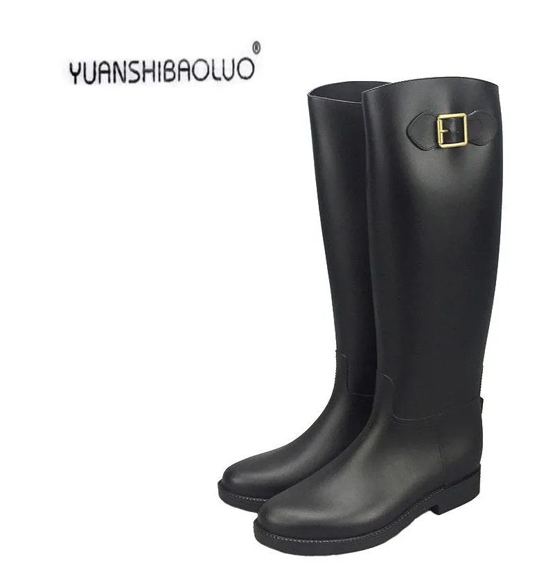

Korean Fashion Boots Boots Female Adult Winter Boots Long Canister High Tube Anti-skid Water Shoes Ms. Martin Boots Shoes