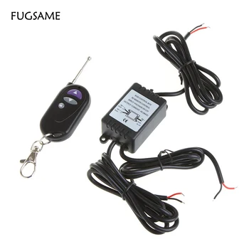 

FUGSAME 12V Wireless Remote Control Module w/ Strobe Flash For Car LED Bulbs, LED Strips