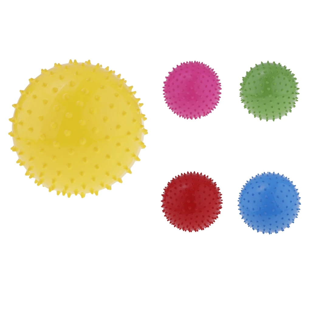 Yoga Massage Ball Spiky Gym Bouncy Balls Spiky Stress Release Kids Toy Outdoor Fun & Sports Toy
