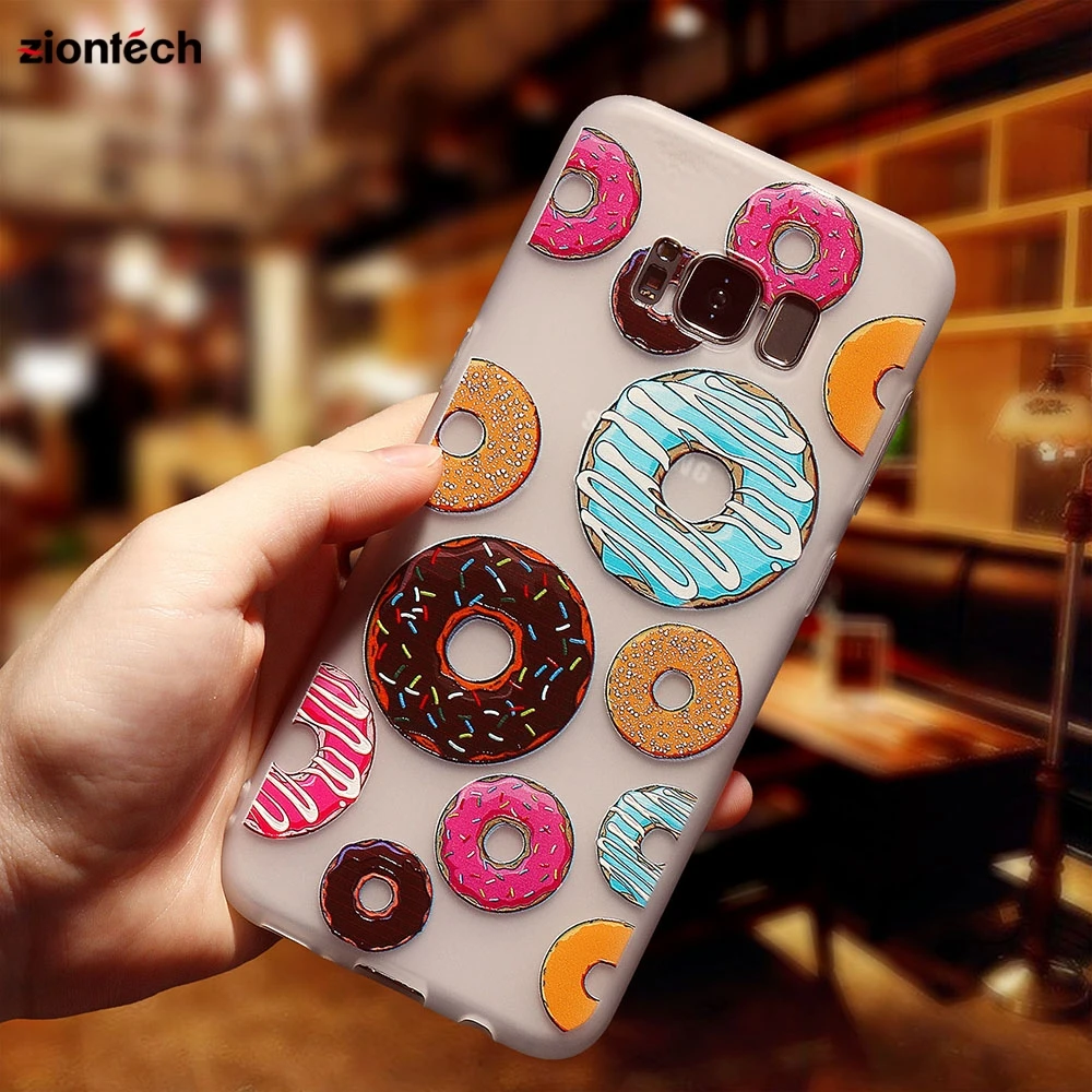 

Soaptree Cases For Samsung S6 S7 Edge S8 S9 Plus Case For Samsung Note 8 9 Relief Floral Embossed TPU Silicon Cover