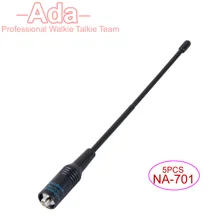5 ШТ./ЛОТ Для Нагоя na-701 sma-f Женский укв Для Baofeng УФ-5R УФ-5RA УФ-В5 BF-888S Двухстороннее Радио 144/433 МГц Антенны