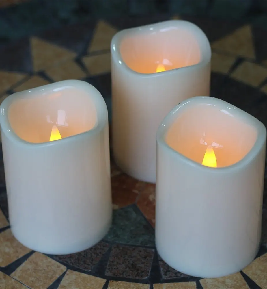Buy Outdoor Indoor Candles Waterproof Battery Operated
