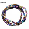 Free Shipping 6 Colors 2/3/4 MM Natural Stone Hematite Cube Square Loose Spacer Beads For Jewelry Making DIY Necklace Bracelet ► Photo 2/6