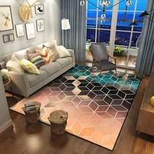 Золотистые металлические Геометрические Сетки коврики для гостиной большие ковры современная спальня диван стол Декоративные Tapete Нескользящие коврики