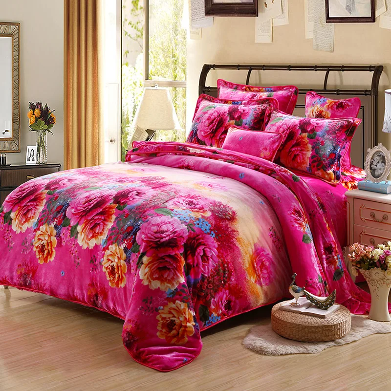 Комплект постельного белья из флисовой ткани с изображением бабочек|bed linen|butterfly