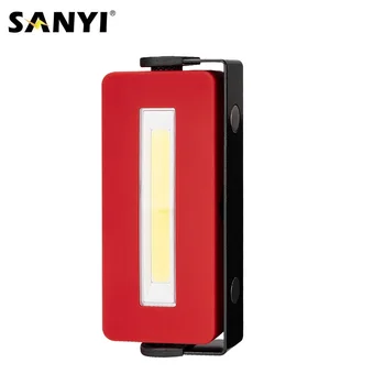 

Portable COB LED Working Light Battery Powered Magnetic Flashlight Lantern Torch Rotatary Hanging Handle Lamp For Maintenance