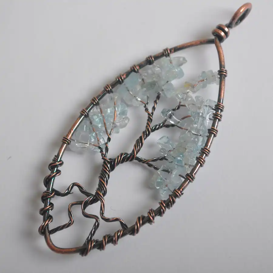 Opalite Cabujón Oval 22 X 30mm alambre envoltura Claro Fabricación de Joyas Artesanías