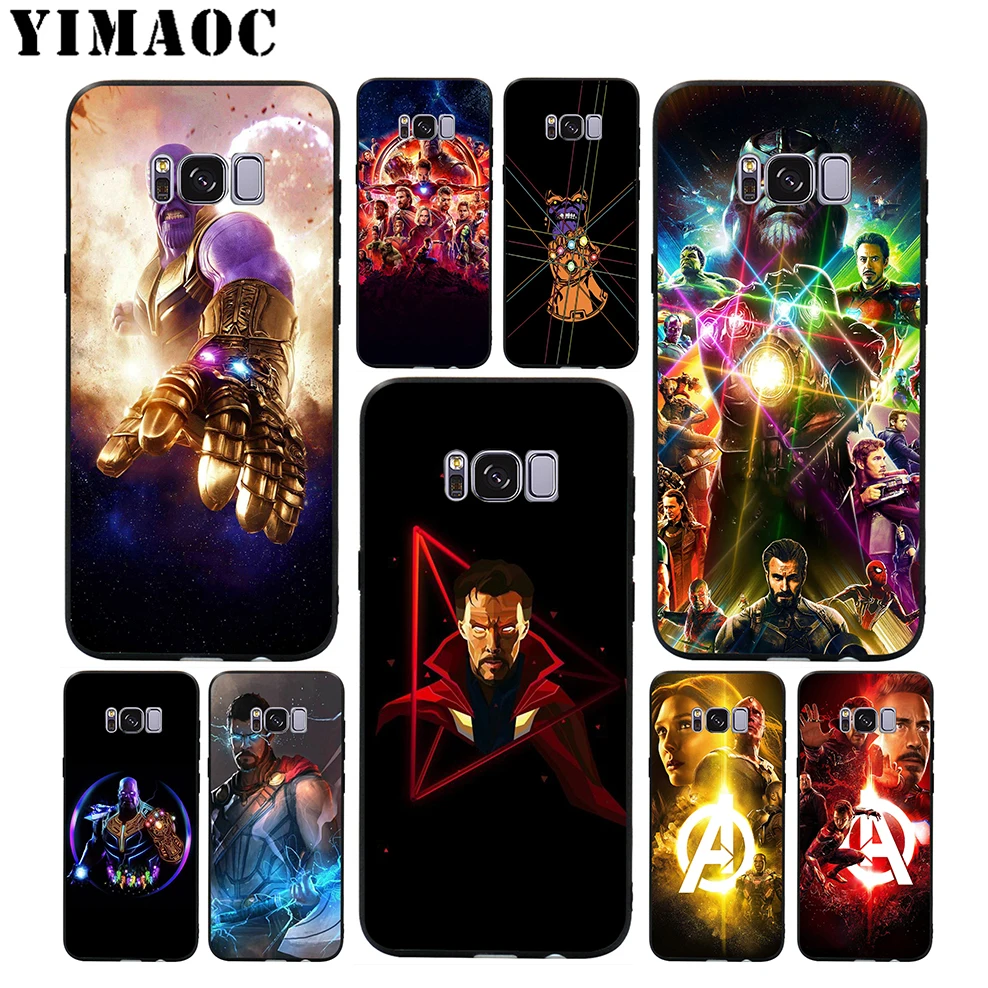 YIMAOC Avengers Infinity War Soft Case for Samsung Galaxy S10 S10e S9 S8 A6 Plus S7 S6 Edge A7 A5 A3 J6 Note 9 8 |