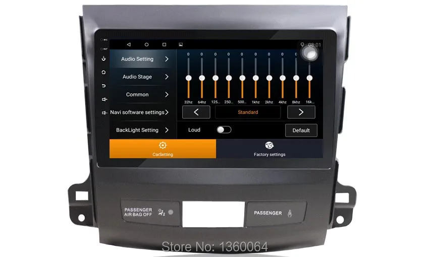 Best Nedehe 9 inch Android 8.1 full touch screen car multimedia system For Mitsubishi Outlander 2006-2014 car gps radio navigation 4