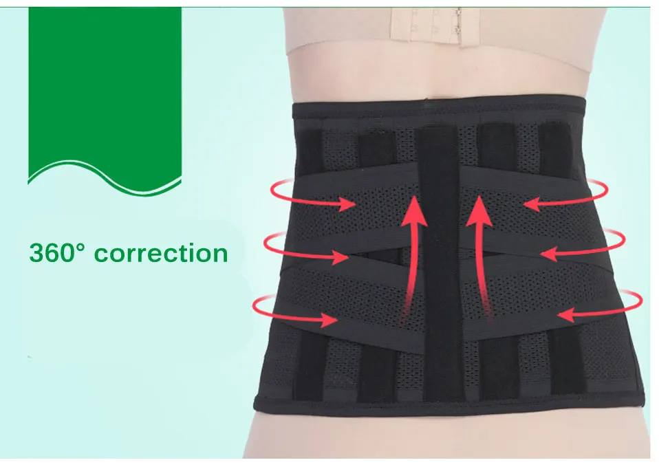 Горячая Регулируемая поясная триммера пояс турмалин САМОНАГРЕВАЮЩАЯСЯ ортопедическая поза корректор позвоночника поясничная поддержка пояс легкость боли