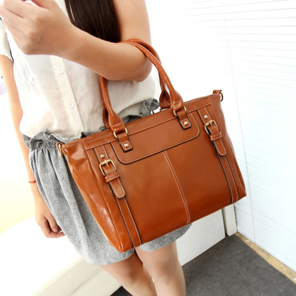 

New 2016 Fashion Women Leather Handbag Famous Brand Designer Women Messenger Bag Ladies Shoulder Bag Luxury Tote Bolsas Feminina