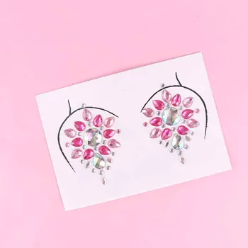 

Body Art Temporary Tattoos Adhensive Rhinestone Tattoo Sticker Bohemia and Tribal Style Body Jewel Temporary Tattoos