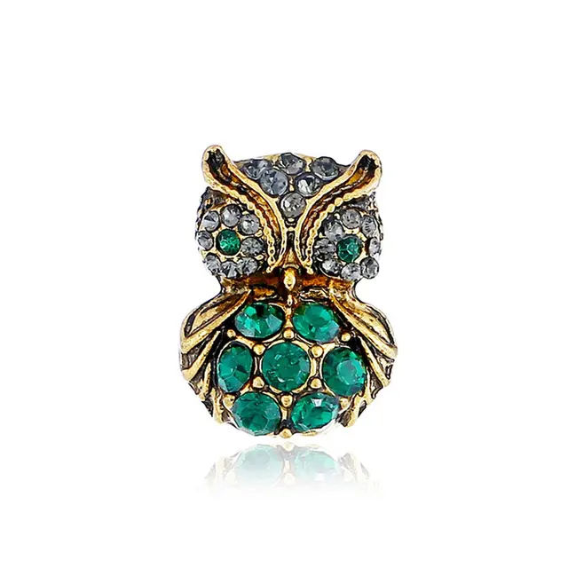New Cute Rhinestone Owl Pendant Women's Earrings Wearable Fashion Party Jewelry Accessories for Dropshipping 1