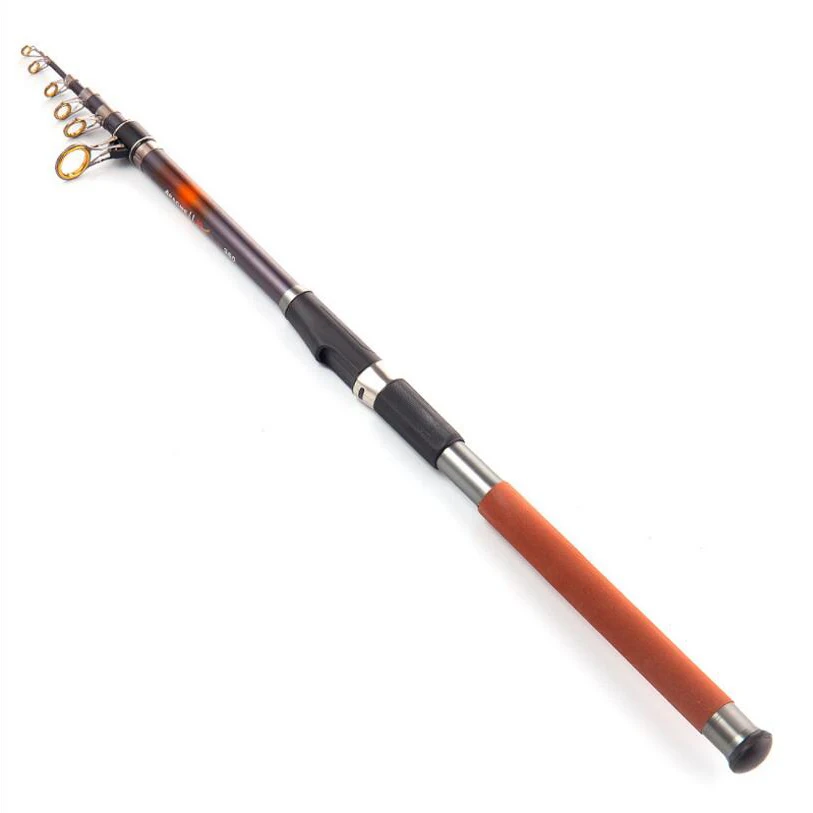 

2.1M-3.6M FISHING ROD SET Carbon Telescopic Fishing Rod And Spinning Fishing Reel Fishing Tackle Set Kit