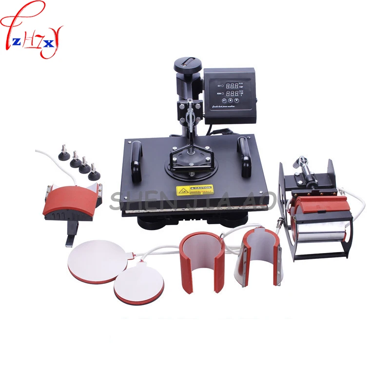 Advanced New Design 8 In 1 Combo font b Heat b font Transfer font b Machine