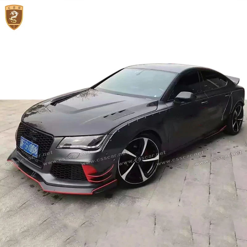 

Carbon Fiber Body Kits For RS6 RS7 Front Lip Side Skirts Carbon Kits For Au-di RS6 RS7 Carbon Car Styling Accessories