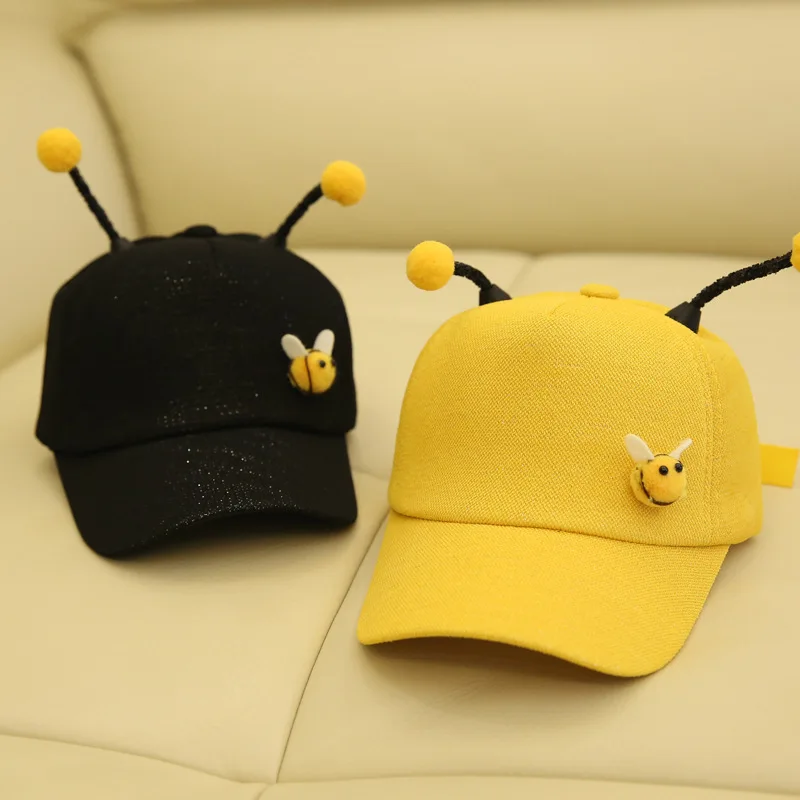 

10pcs/lot 01901-TYAB9 2019 NEW Little bee tentacles cute children leisure cap boy girl kids baseball hat wholesale